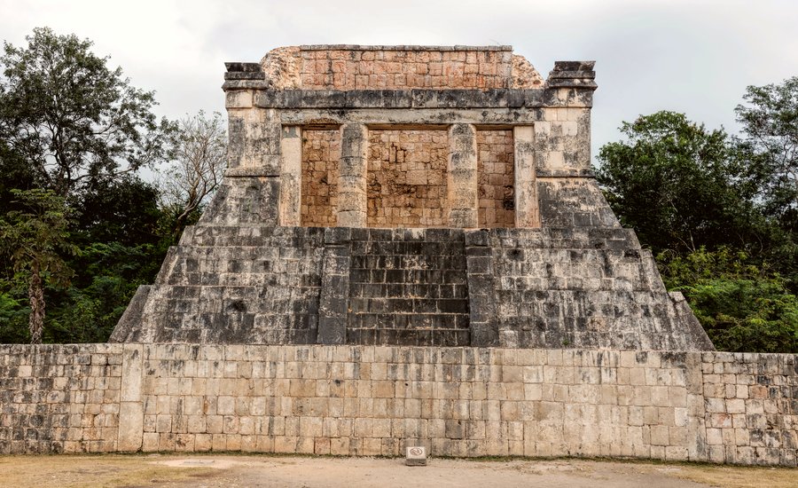 Tempio uomo barbuto ChichenItza