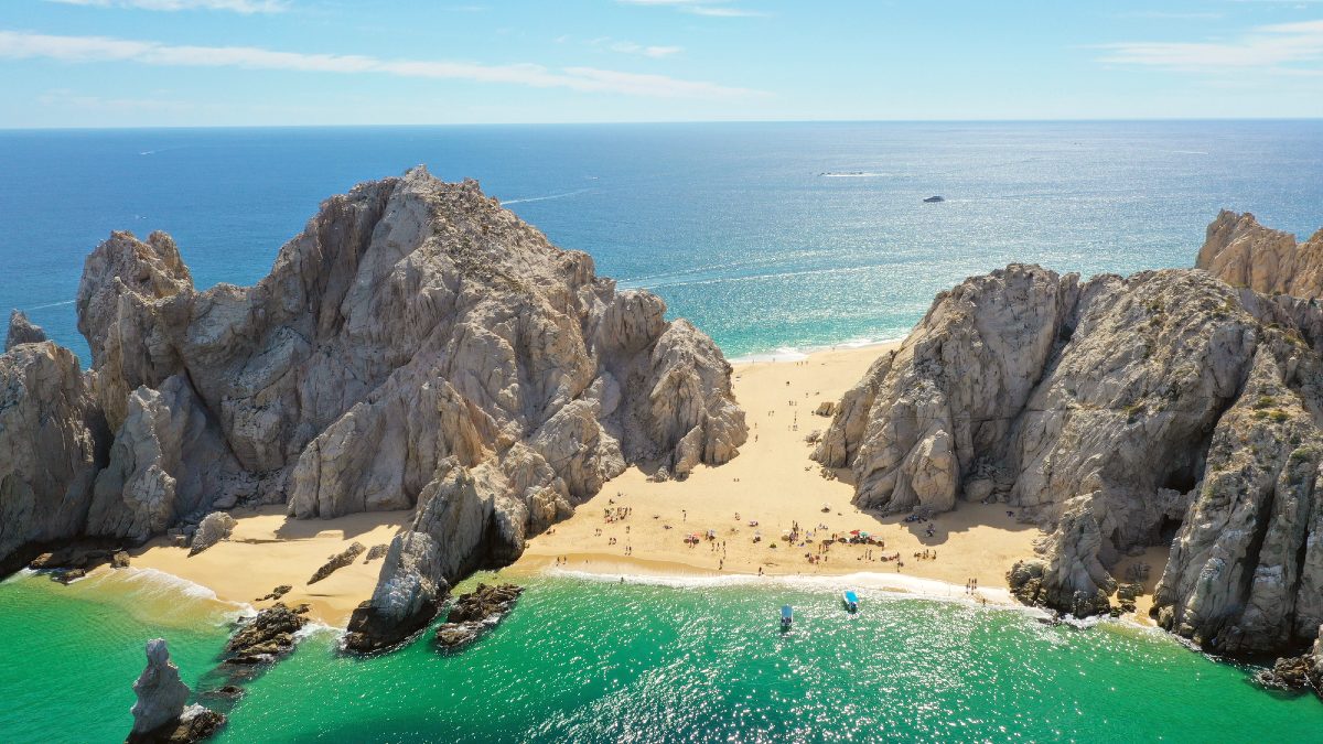 Playa Amantes Cabo San Lucas mare in Messico